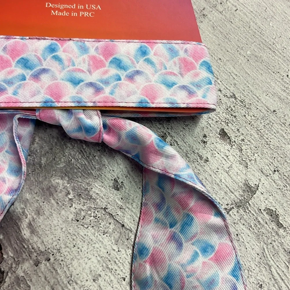 🛍 6 for $35 • NWT Frenchiestore Pink & Blue Mermaid Print Mermazing Pet Scarf